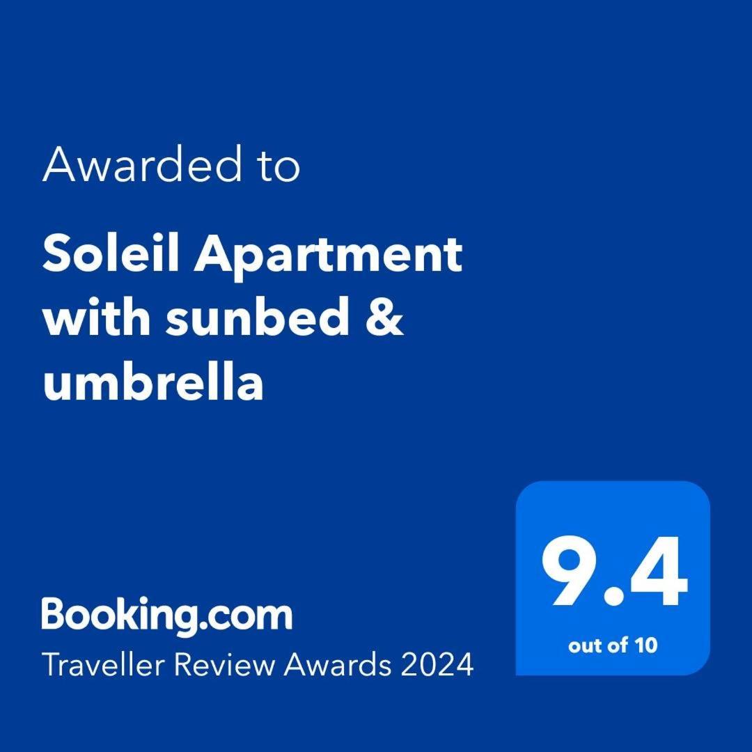 Soleil Apartment With Sunbed & Umbrella Vlorë Εξωτερικό φωτογραφία